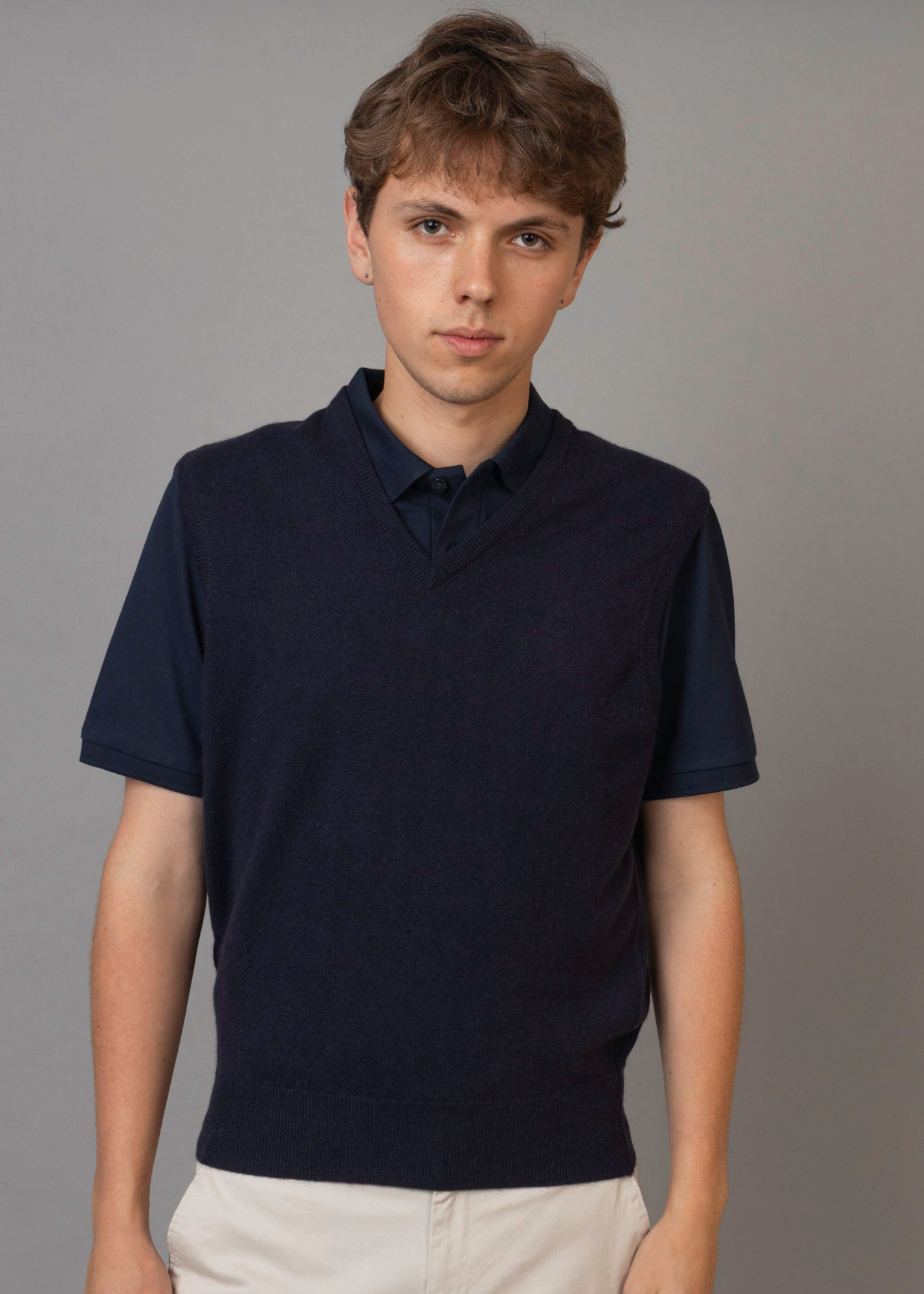 Classic Cashmere Sleeveless Slipover