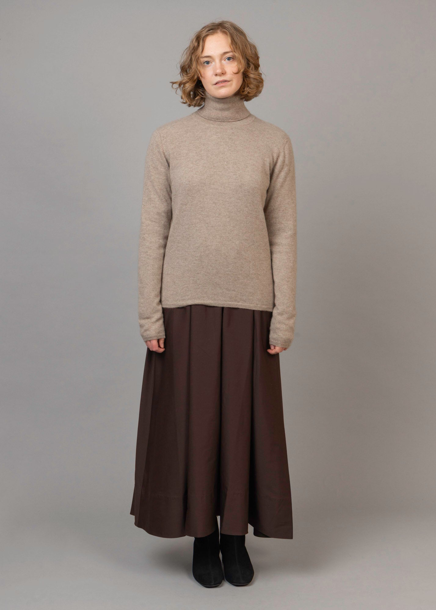 Classic Cashmere Roll Neck Jumper