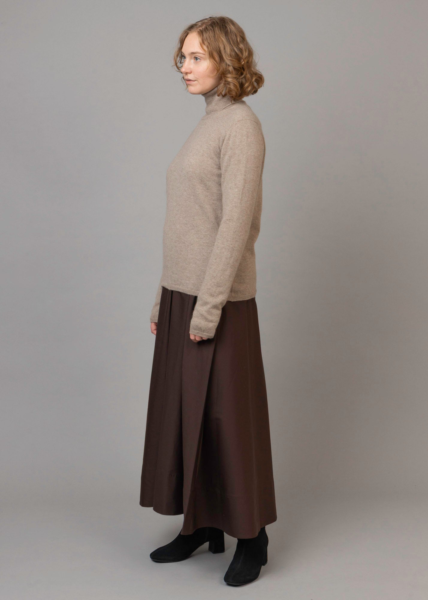 Classic Cashmere Roll Neck Jumper