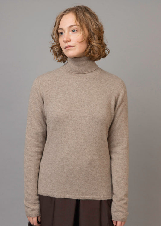 Classic Cashmere Roll Neck Jumper