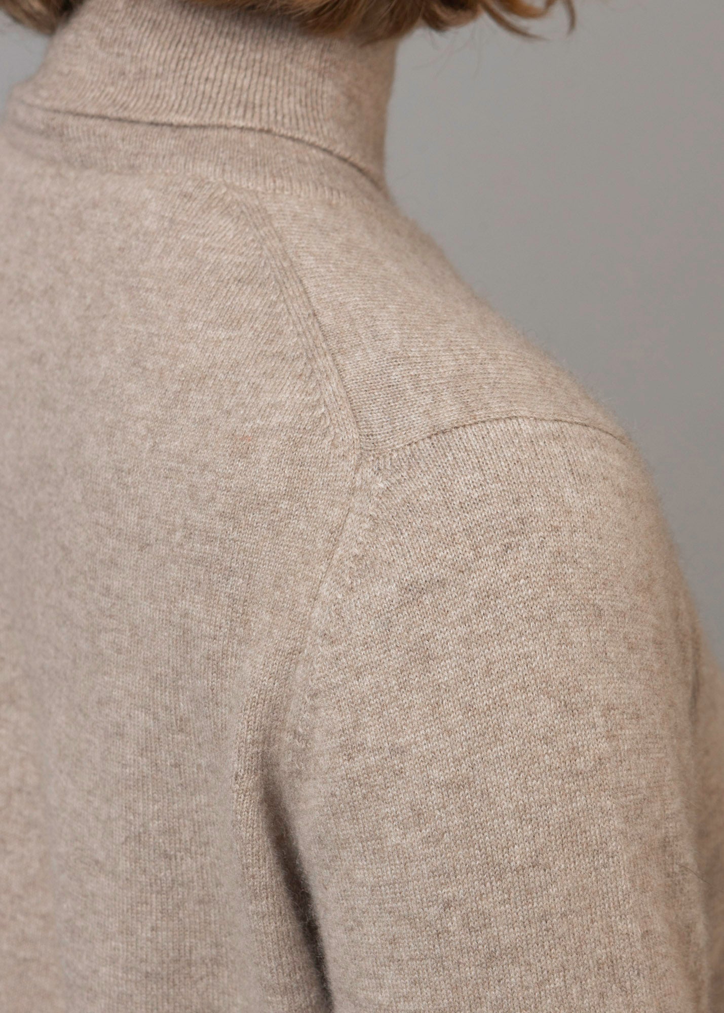 Classic Cashmere Roll Neck Jumper