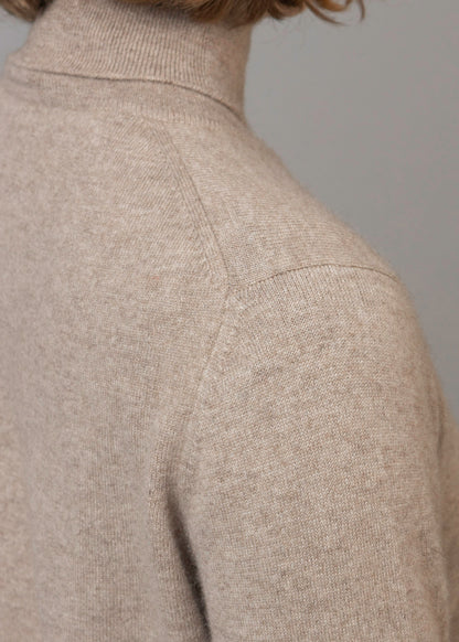 Classic Cashmere Roll Neck Jumper
