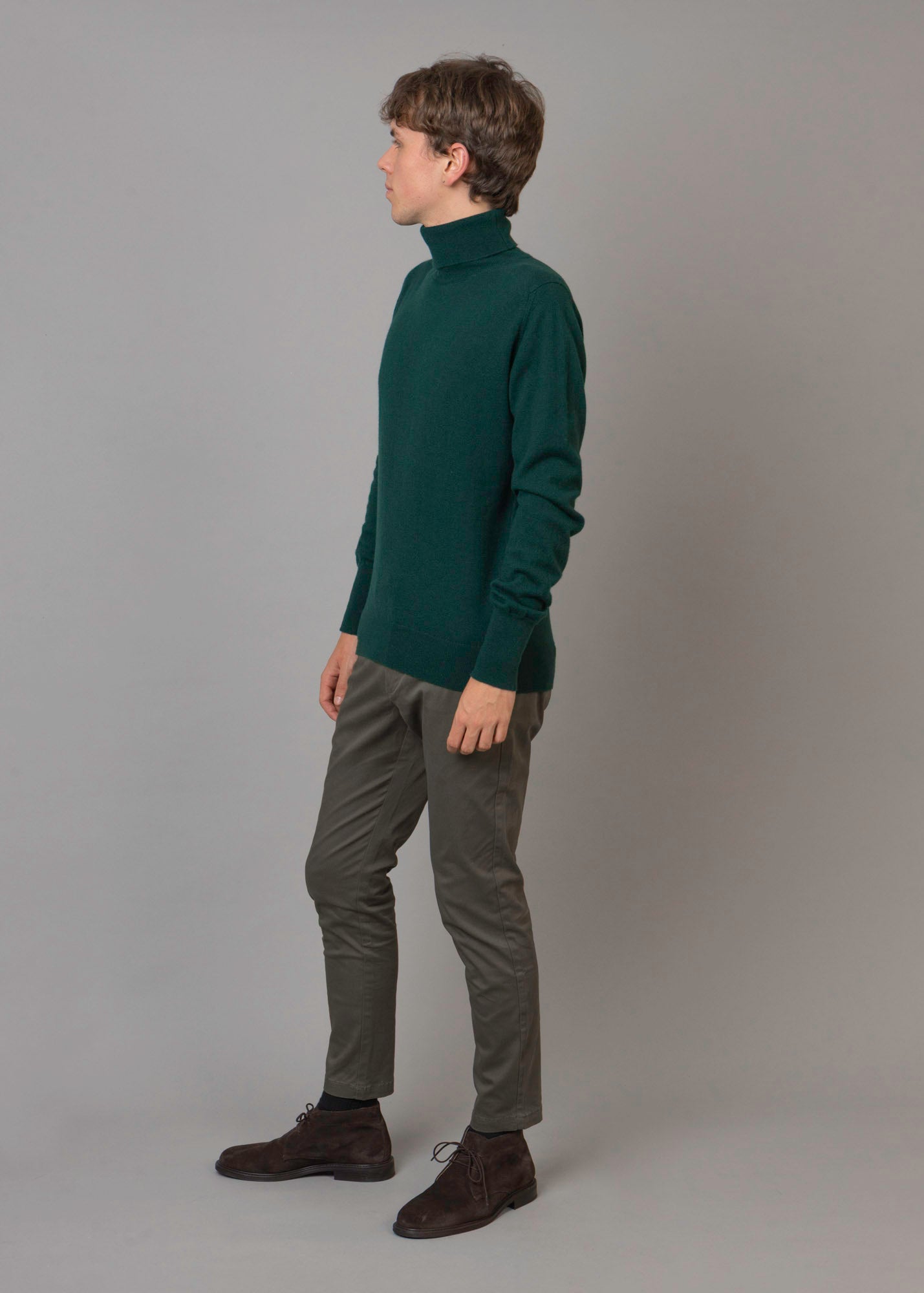 Classic Cashmere Roll Neck Jumper