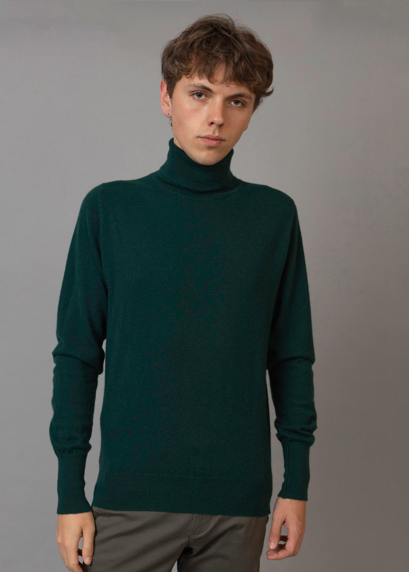Classic Cashmere Roll Neck Jumper