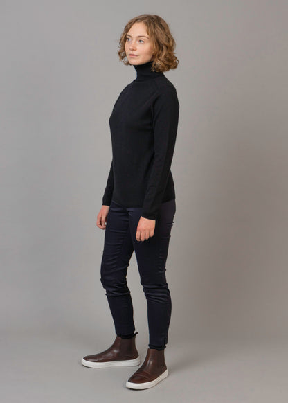 Classic Cashmere Roll Neck Jumper
