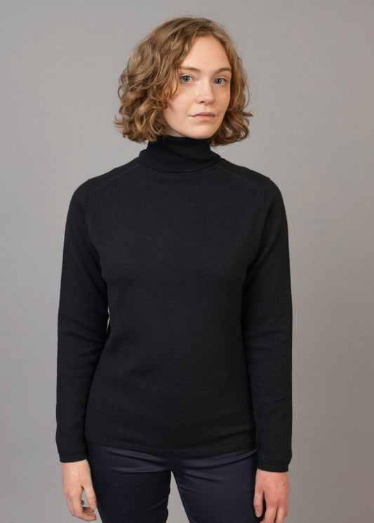 Classic Cashmere Roll Neck Jumper