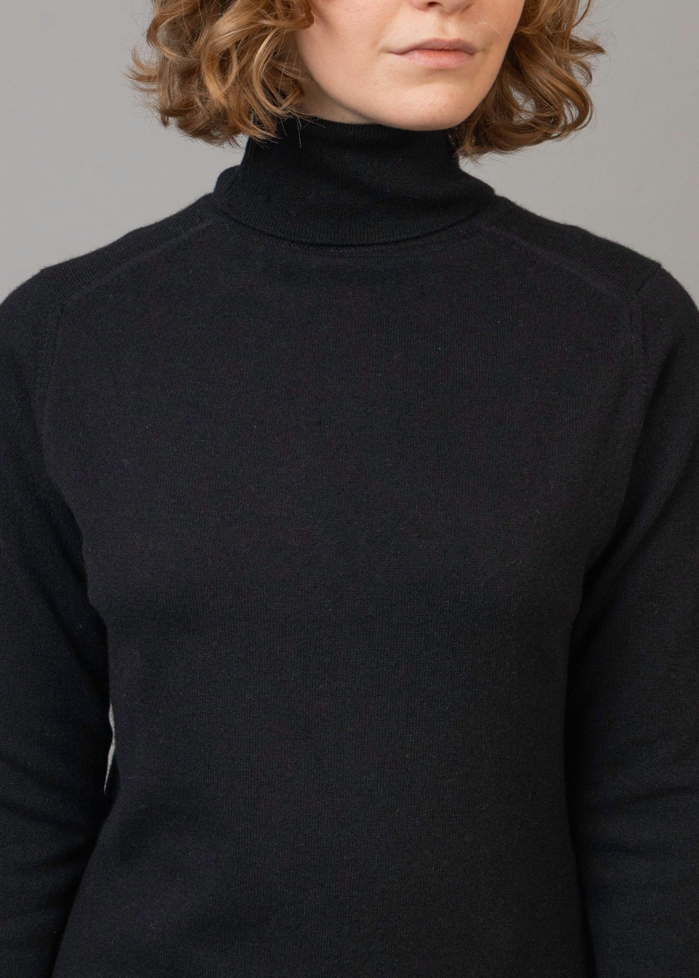 Classic Cashmere Roll Neck Jumper