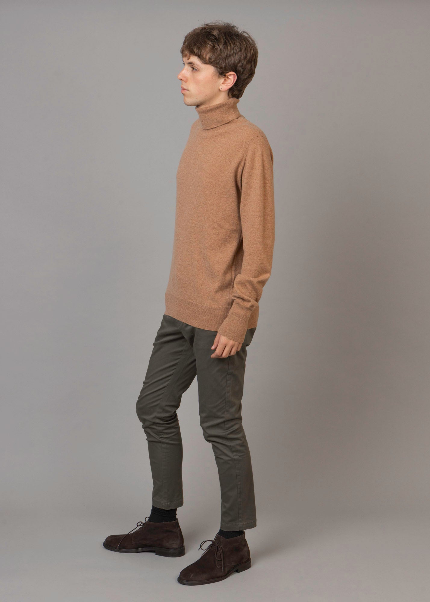 Classic Cashmere Roll Neck Jumper