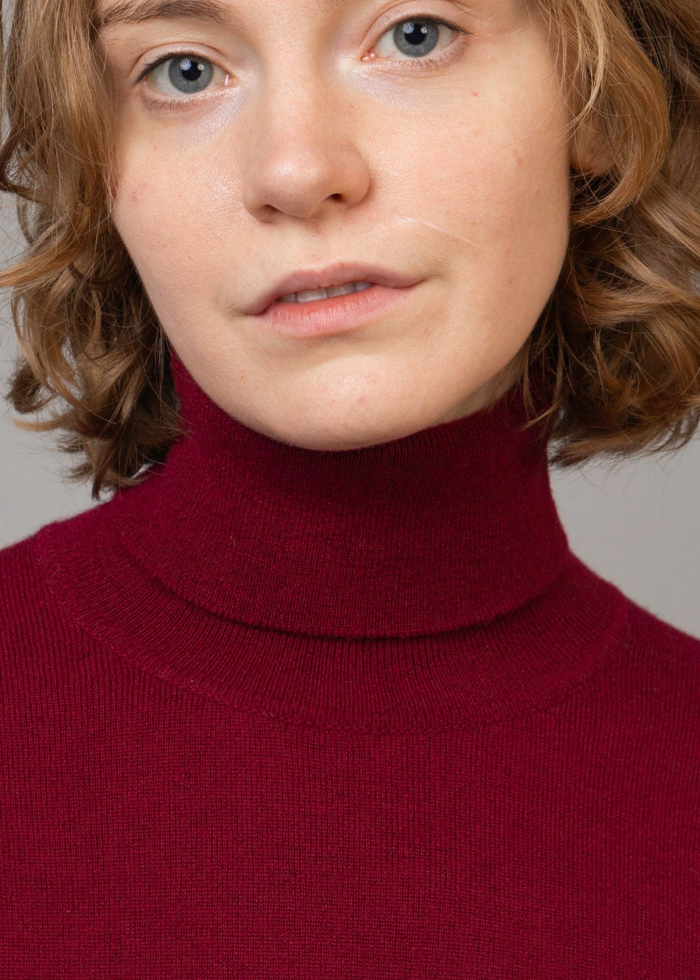 Classic Cashmere Roll Neck Jumper