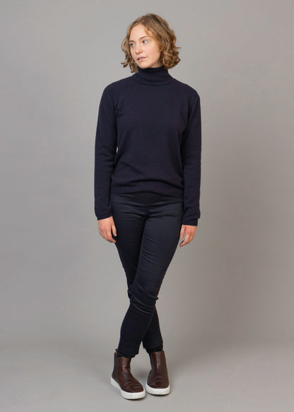 Classic Cashmere Roll Neck Jumper