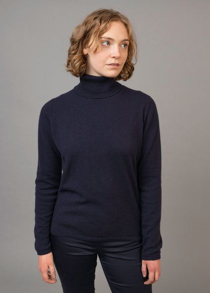Classic Cashmere Roll Neck Jumper