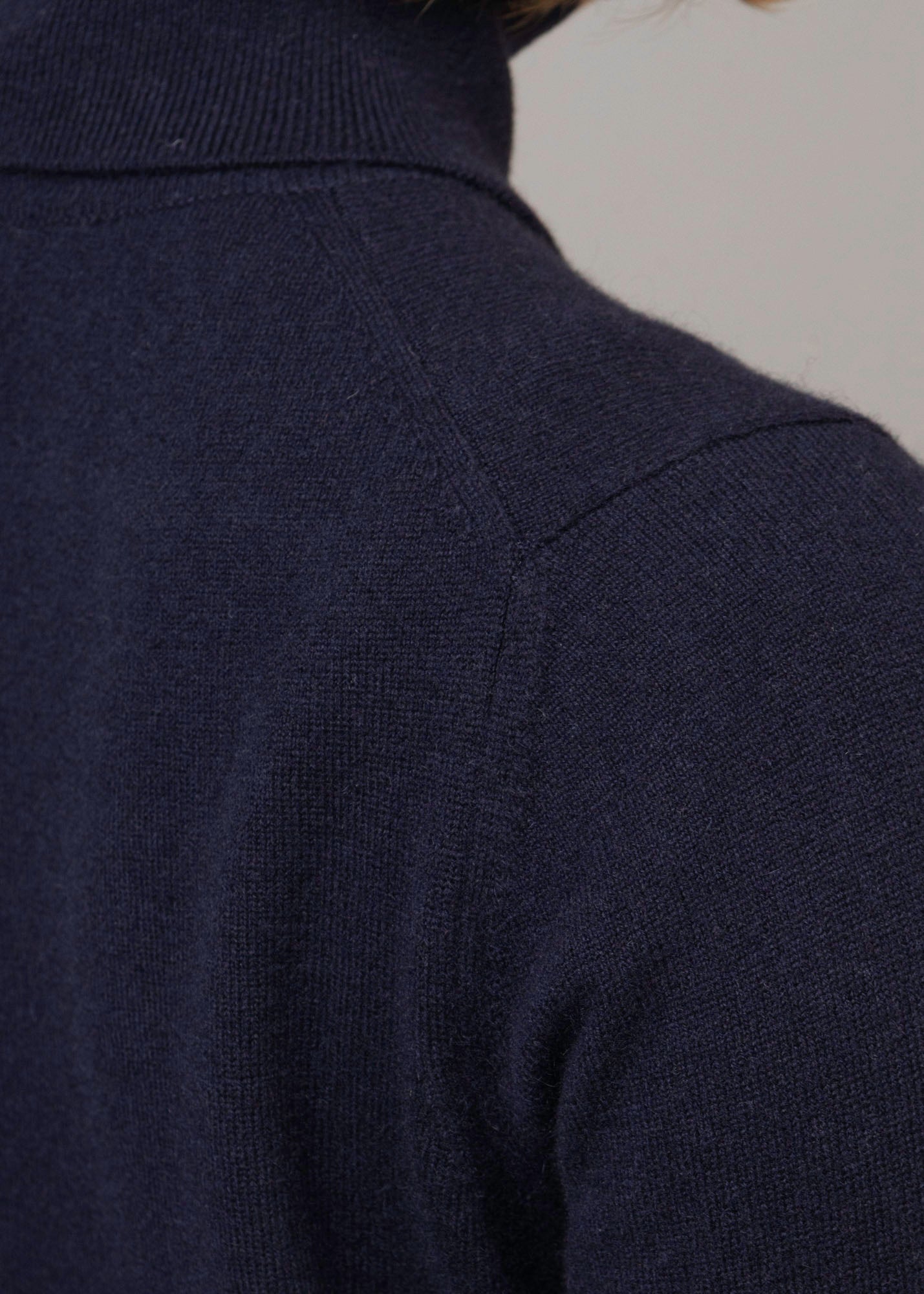 Classic Cashmere Roll Neck Jumper