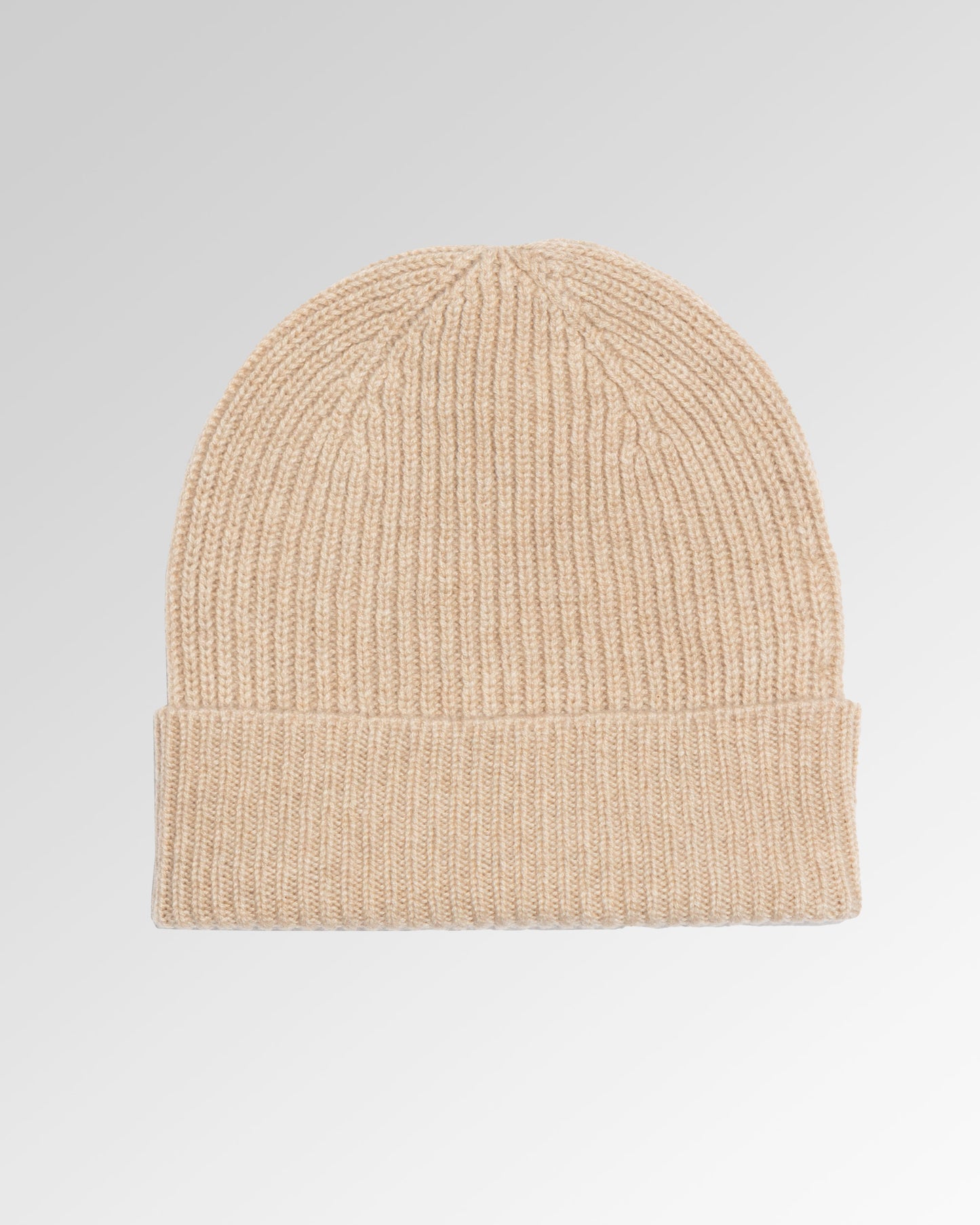 Ribbed Cashmere Beanie