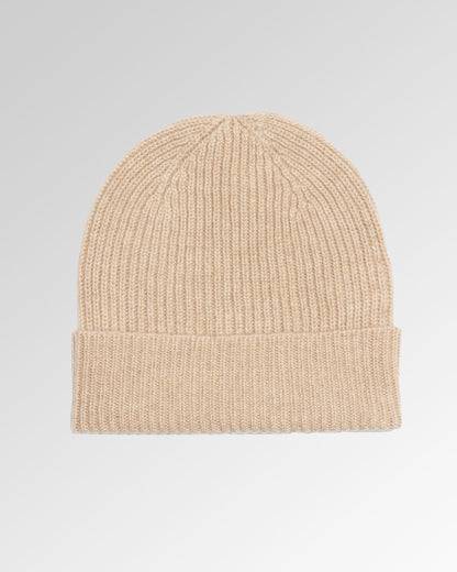 Ribbed Cashmere Beanie