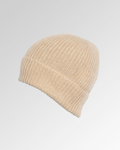 Ribbed Cashmere Beanie
