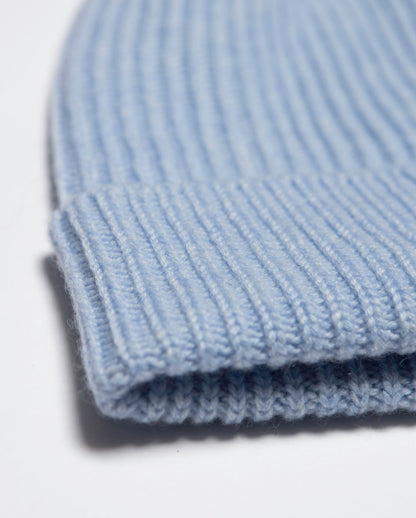 Ribbed Cashmere Beanie