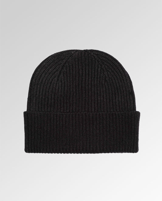 Ribbed Cashmere Beanie