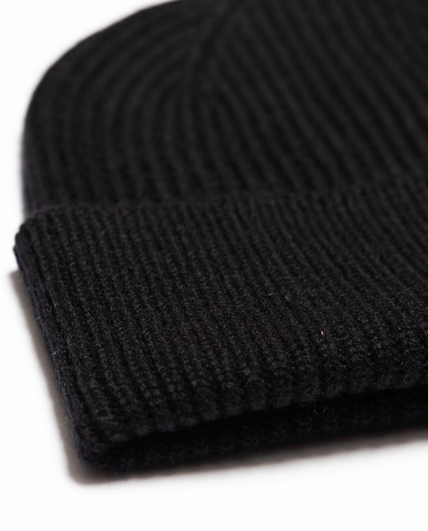 Ribbed Cashmere Beanie