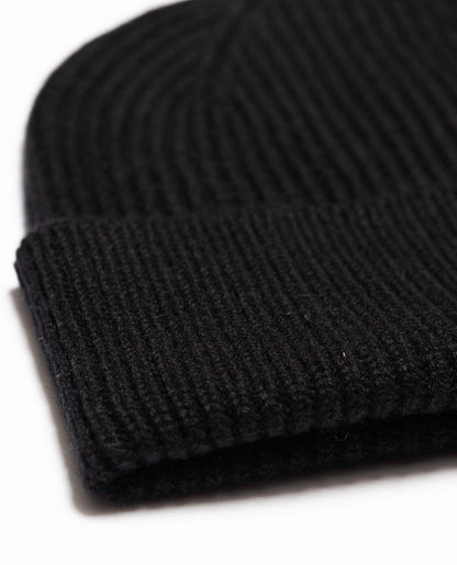 Ribbed Cashmere Beanie