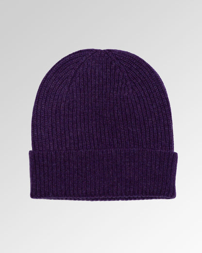 Ribbed Cashmere Beanie