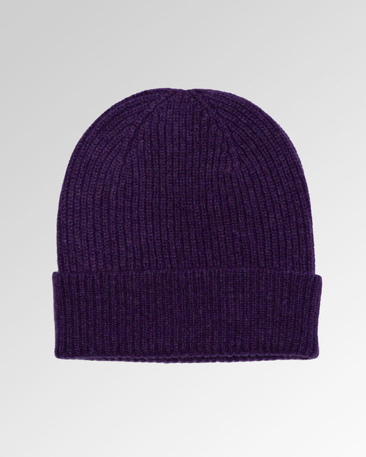 Ribbed Cashmere Beanie