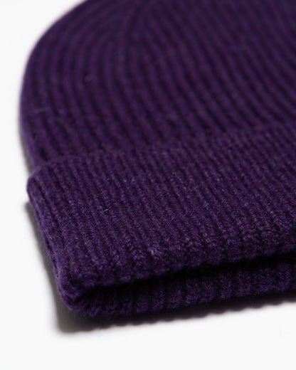 Ribbed Cashmere Beanie