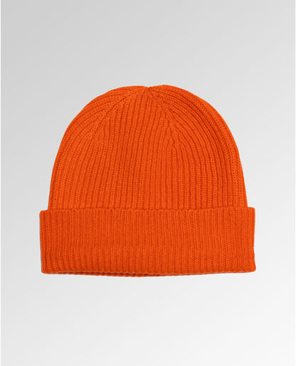 Ribbed Cashmere Beanie