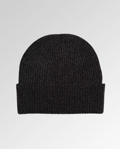 Ribbed Cashmere Beanie