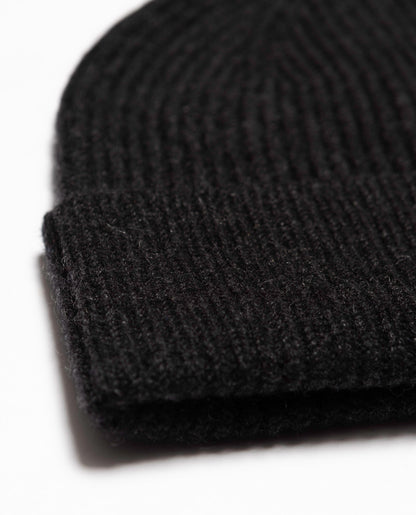 Ribbed Cashmere Beanie