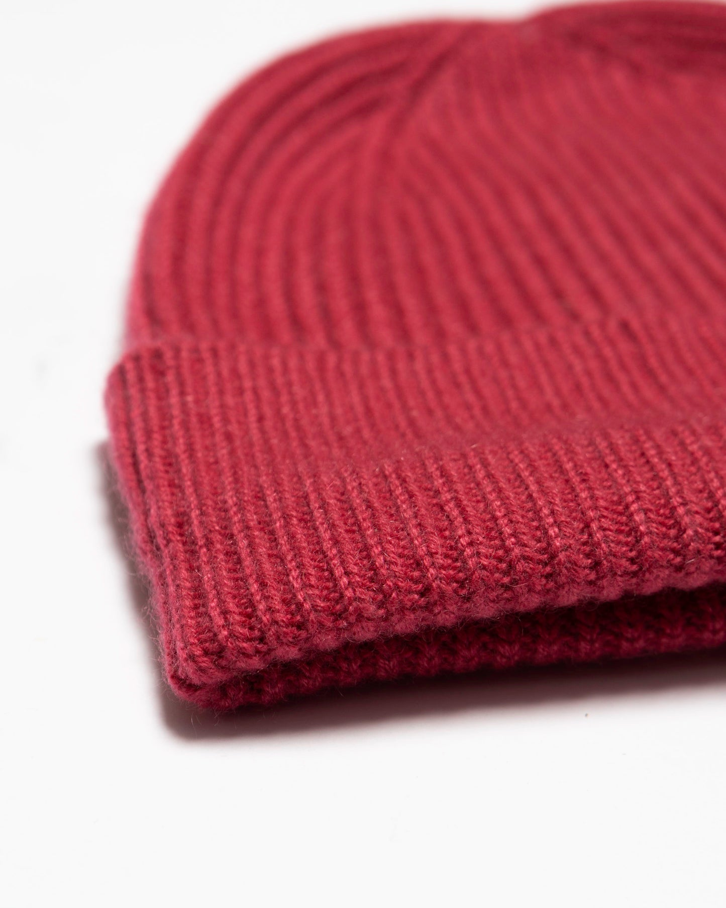 Ribbed Cashmere Beanie
