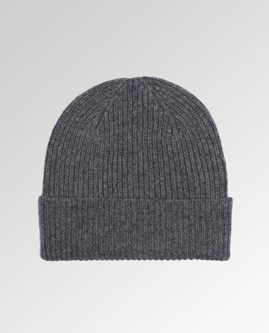 Ribbed Cashmere Beanie