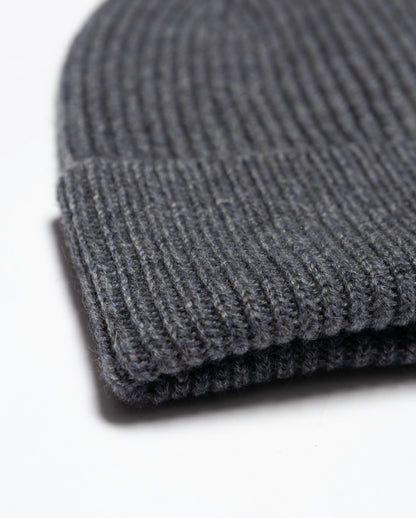 Ribbed Cashmere Beanie