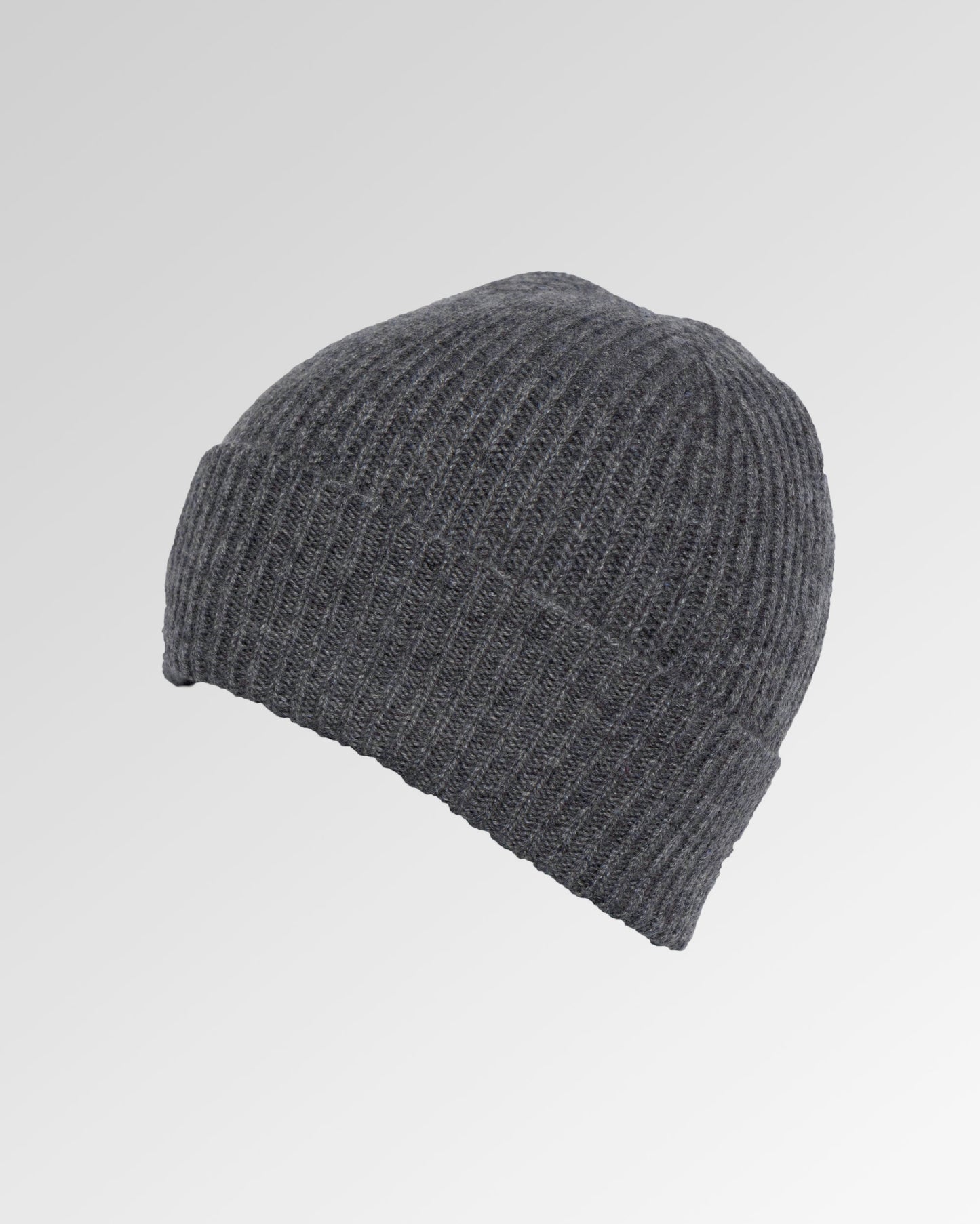 Ribbed Cashmere Beanie