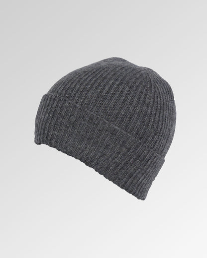 Ribbed Cashmere Beanie