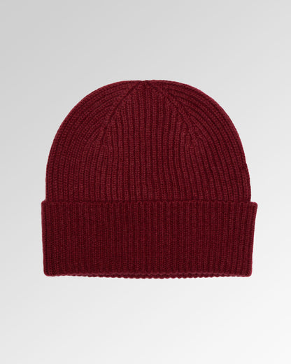 Ribbed Cashmere Beanie