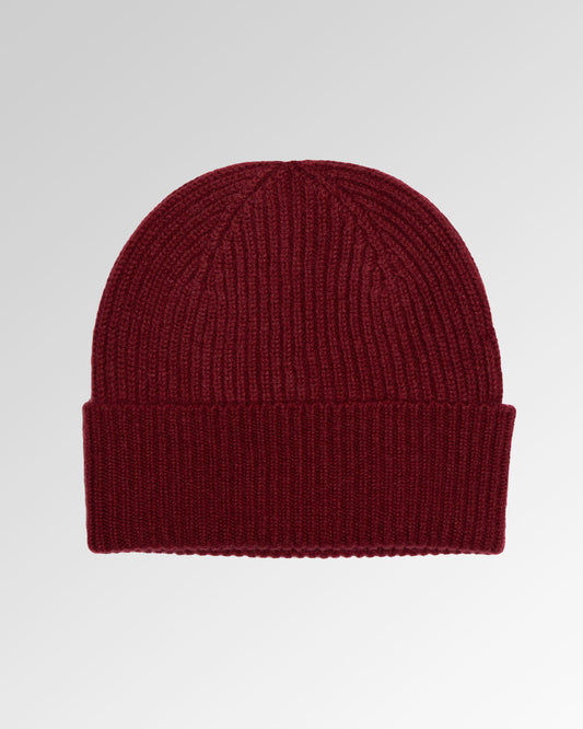 Ribbed Cashmere Beanie