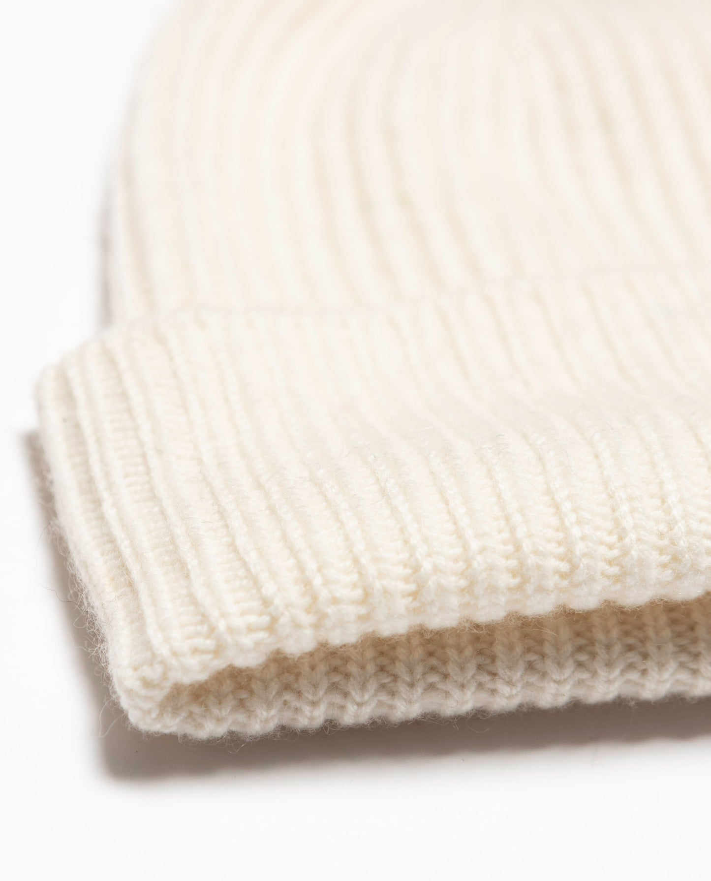 Ribbed Cashmere Beanie