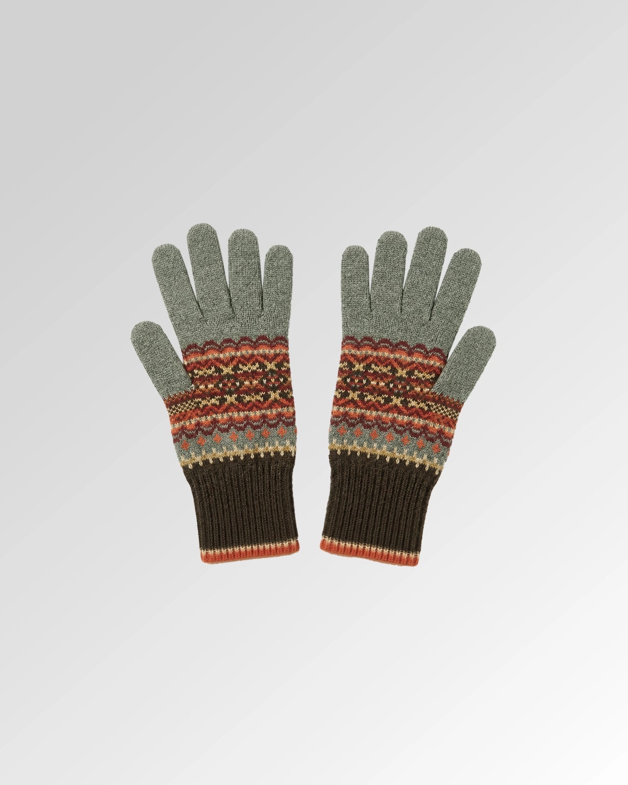 Fairisle Merino Wool Gloves