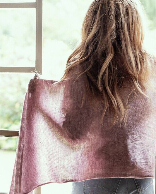 Aran Alpaca Travel Shawl