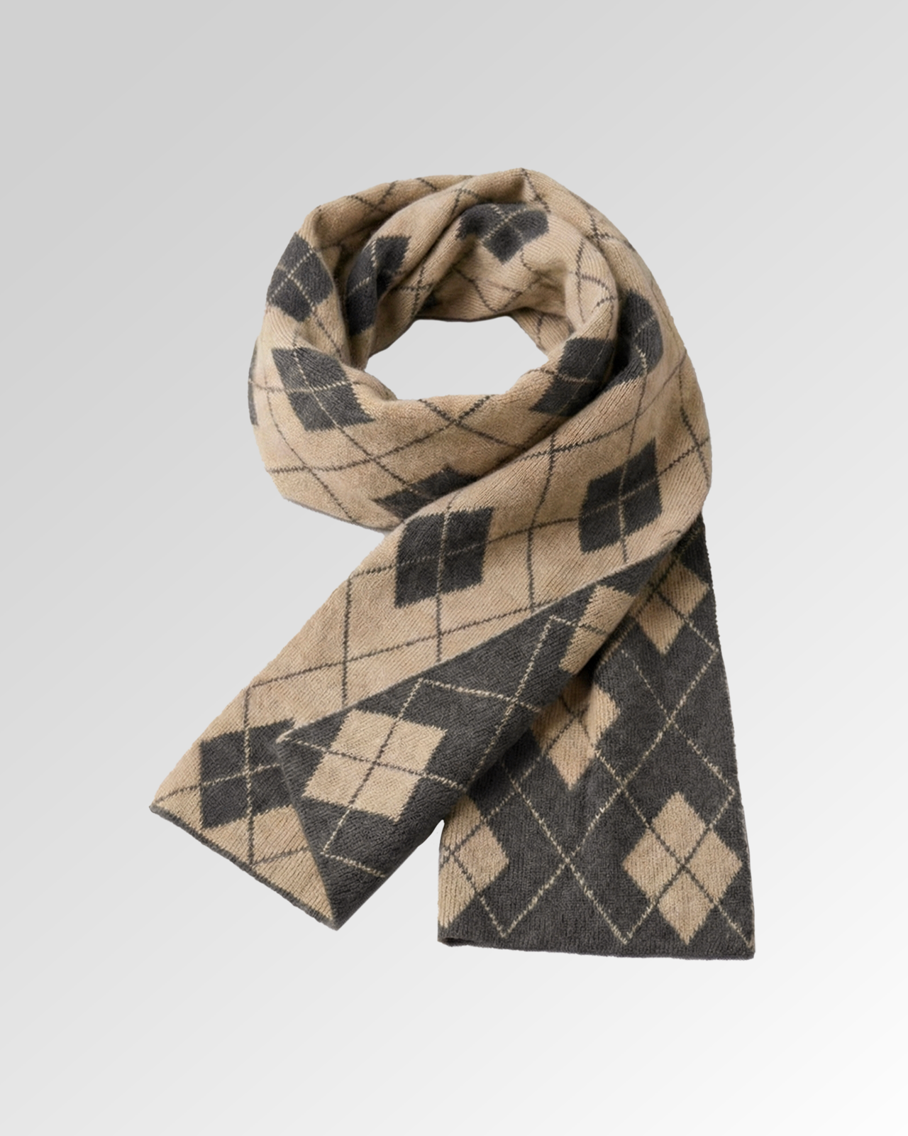 Argyle Cashmere Scarf