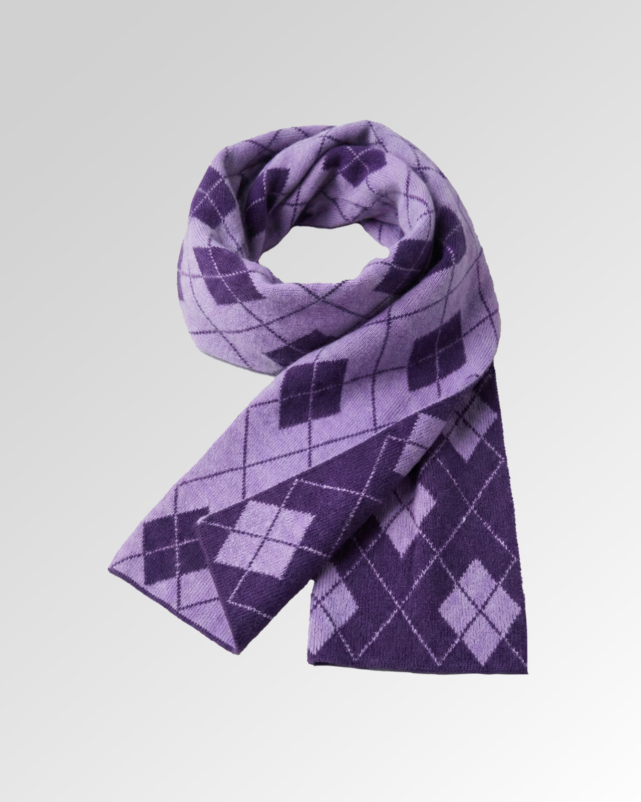 Argyle Cashmere Scarf