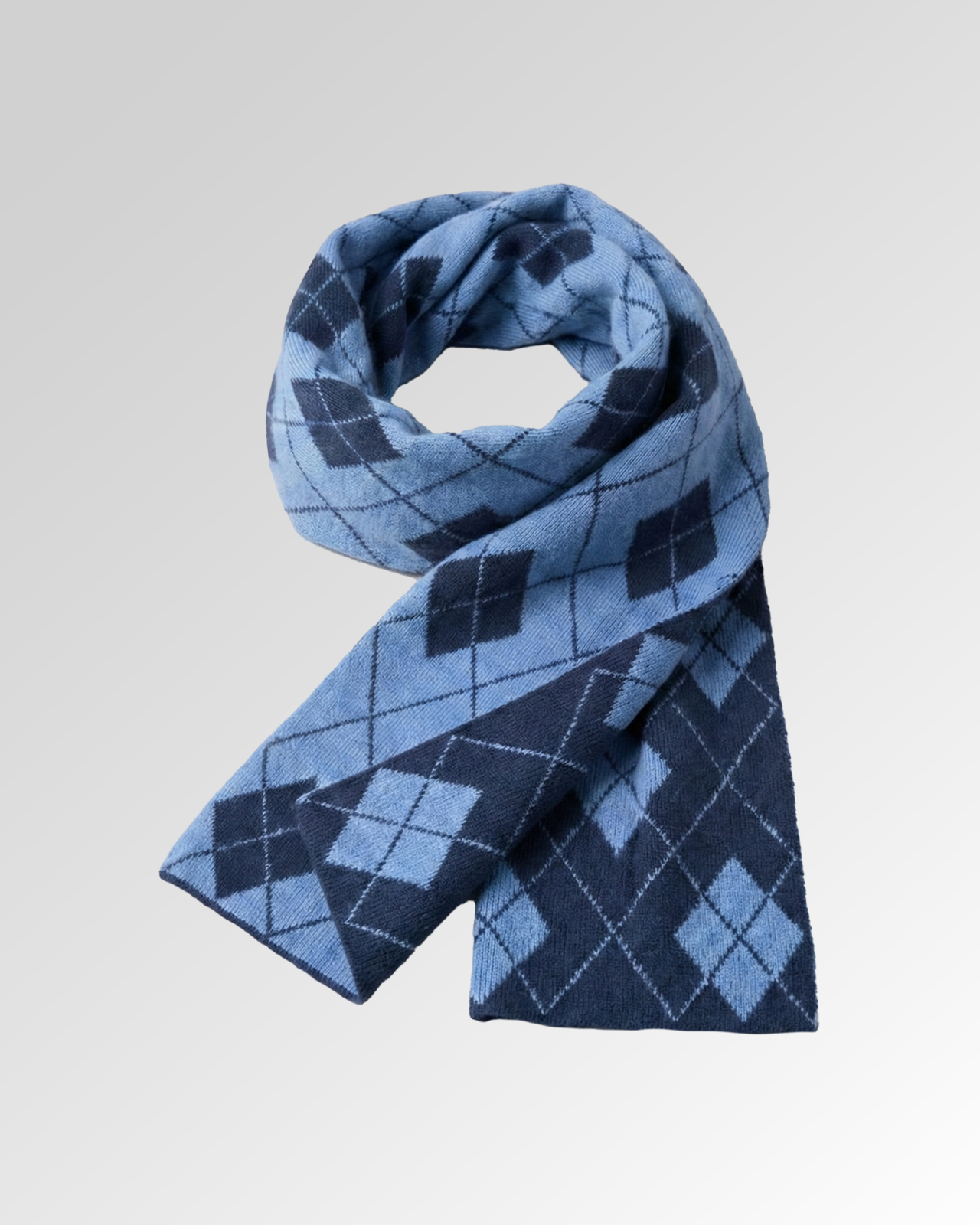 Argyle Cashmere Scarf