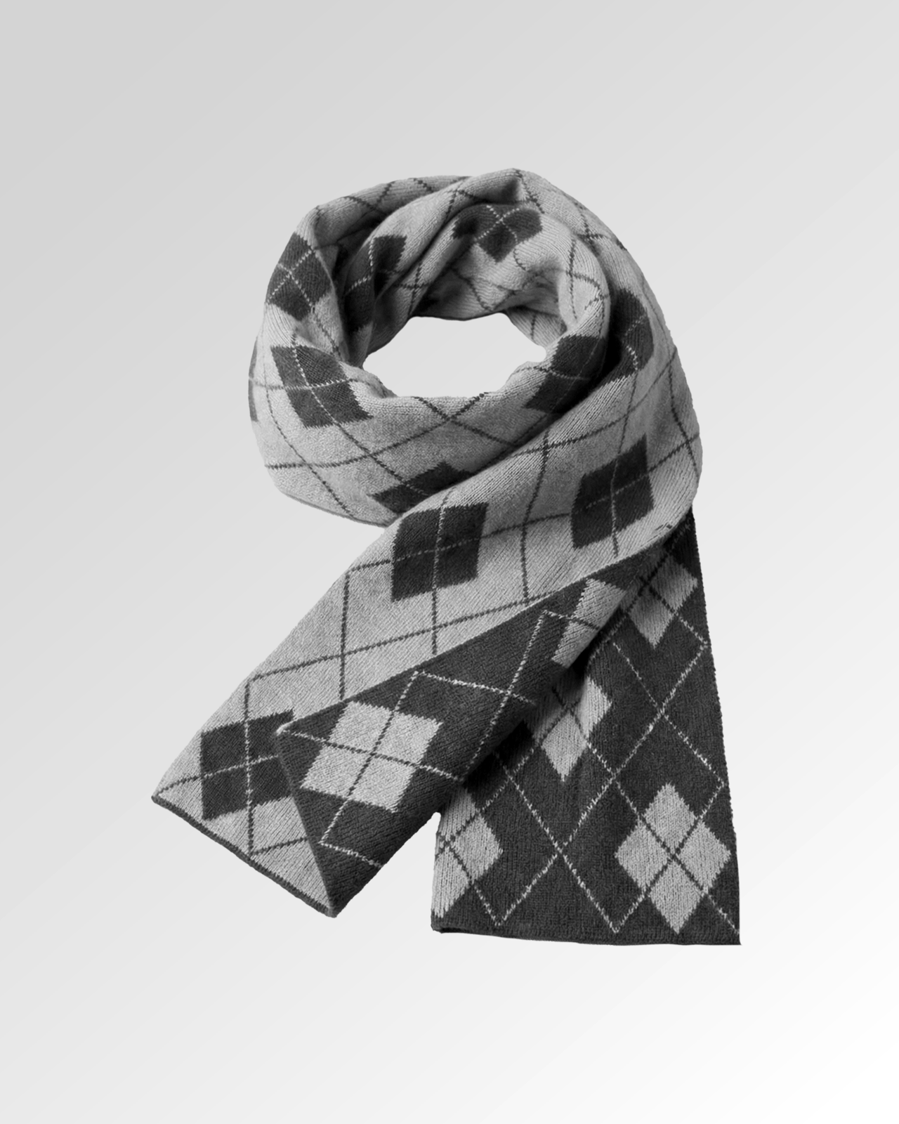 Argyle Cashmere Scarf