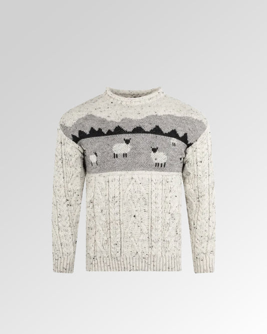 Aran Childrens Wool Jumper