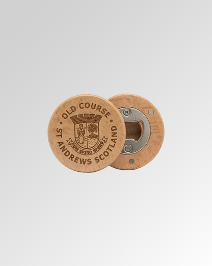 St Andrews Old Course Official Wooden Bottle Opener