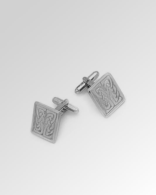 Cufflinks in Polished Pewter