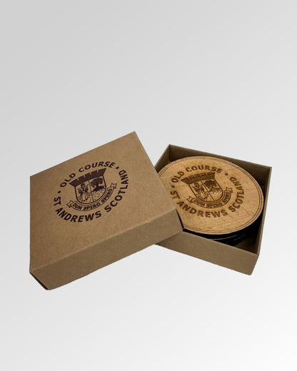 St Andrews Old Course Official Wooden Coaster