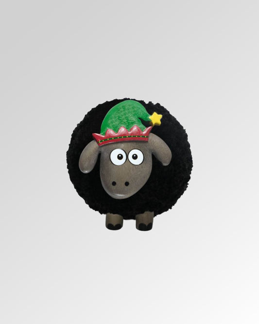 Large Festive Standing Sheep Pompom