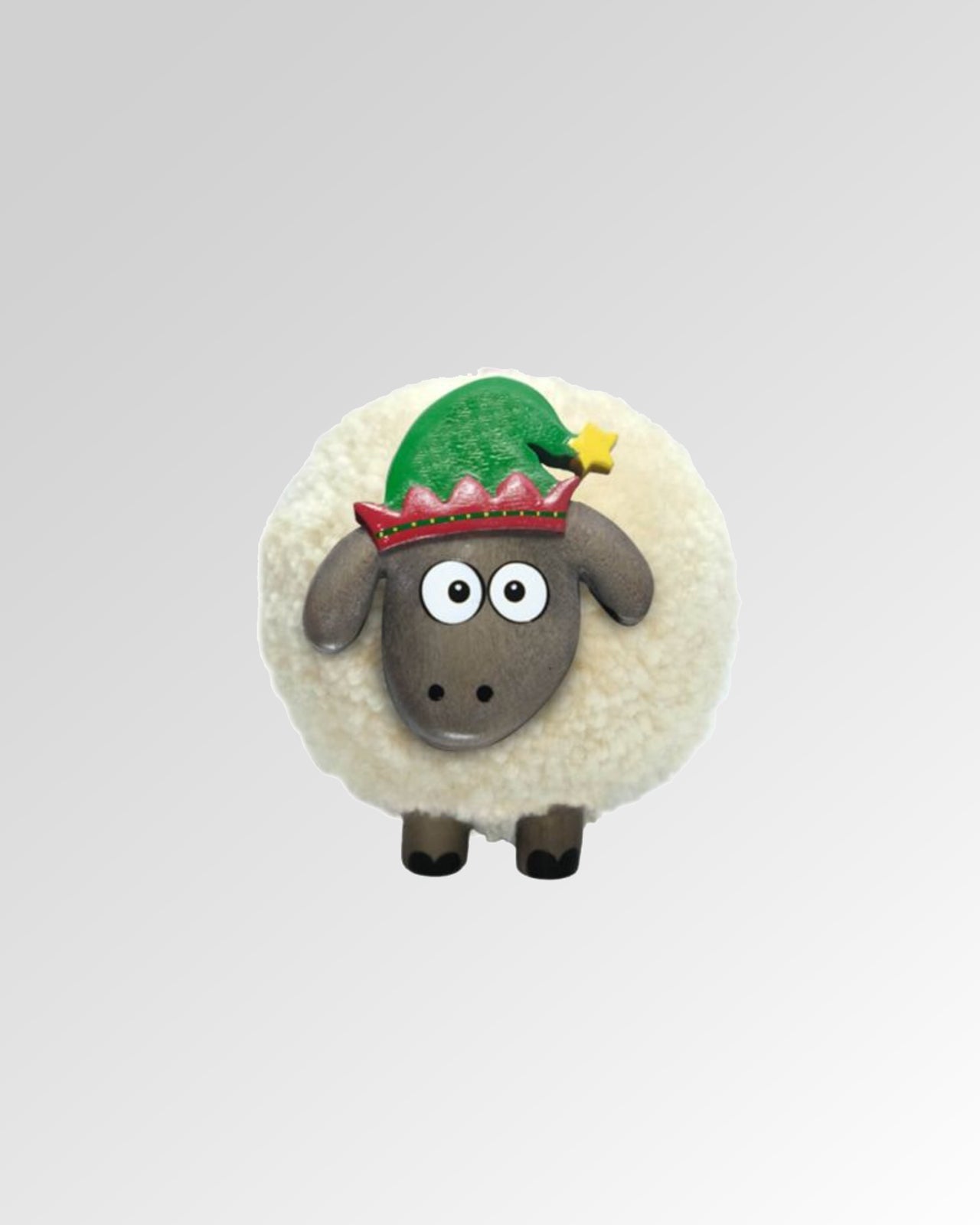Large Festive Standing Sheep Pompom