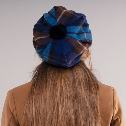 Tartan Brushed Wool Tam